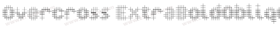 Overcross ExtraBoldOblique字体转换